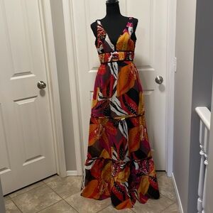 73. Marciano NWT Medium tropical maxi dress